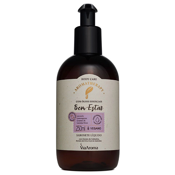 Sabonete Líquido Aromatherapy Via Aroma - 250g