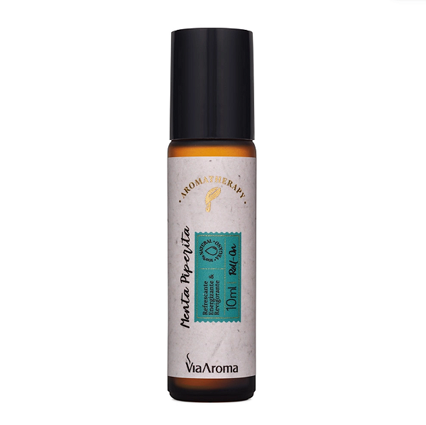 Roll-On Óleo Essencial Menta Piperita Via Aroma - 10ml