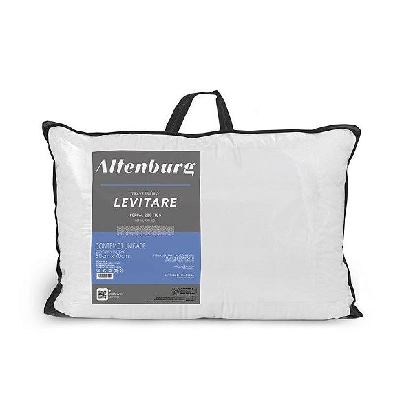 Travesseiro Altenburg Levitare Branco - 50cm x 70cm