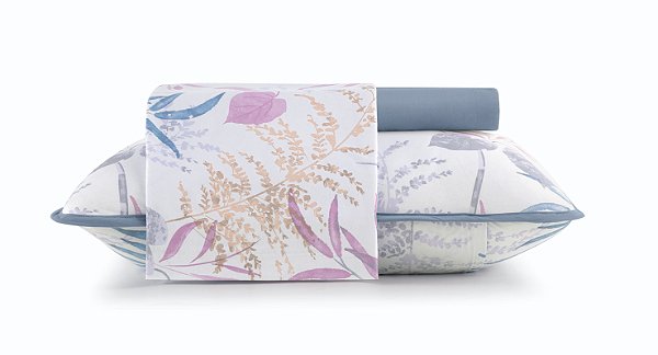 Jogo de Cama Queen 3 peças Altenburg Malha Fio Penteado Fresh Tropical