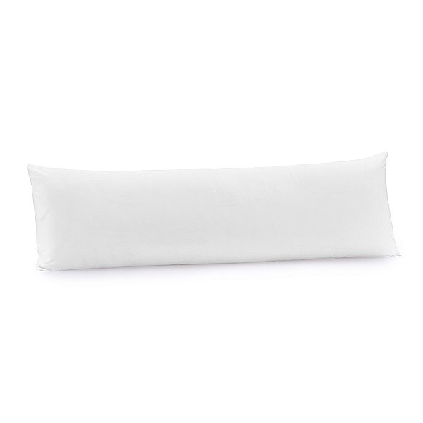 Fronha Body Pillow Altenburg Percal 180 Fios Branco