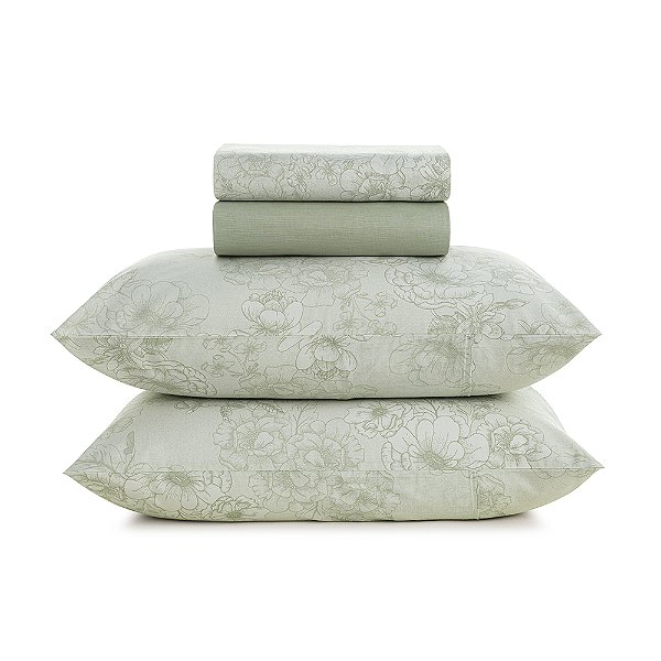 Jogo de Cama Casal Karsten 100% Algodão Rebeca