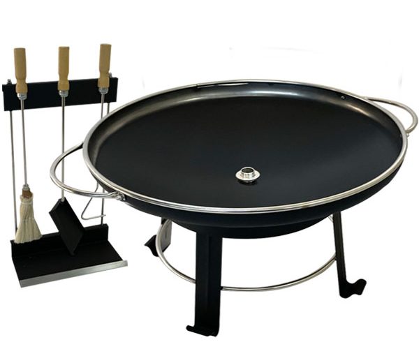 Lareira e Cooler ZZONN LC750 - 2 em 1: Lareira Externa e Cooler de Bebidas