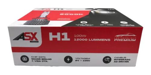 LED PREMIUM CSP 100w-12.000 LUMENS -BIVOLT - MODELO: H1