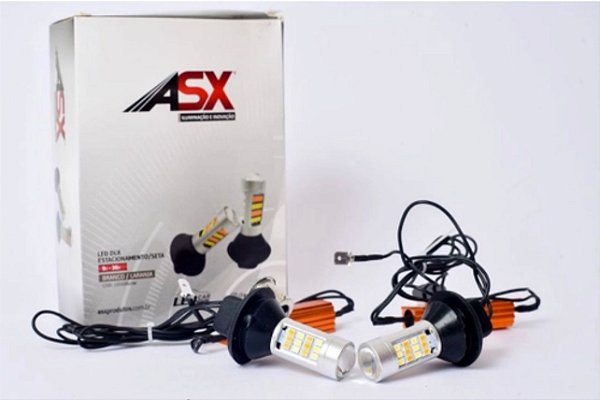 Led Drl Estacionamento Pisca 12 24v Asx P21w Drl Seta Asx