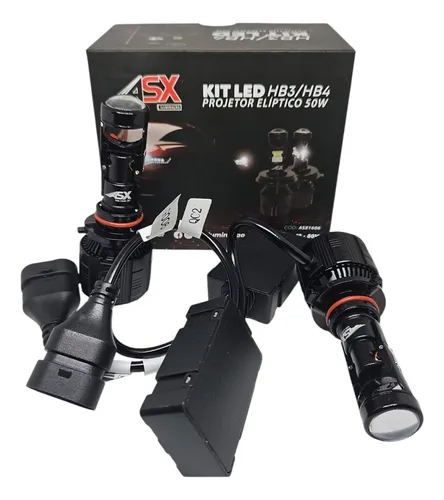 Ultra Led Asx Mini Projetor Elíptico 6000k 50w 7500 Lúmens