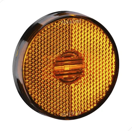 Asx Lanterna Lateral Led Laranjada 85mm Bivolt