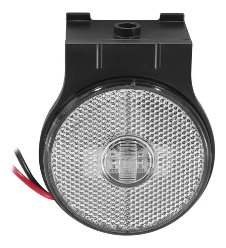 Lanterna Lateral Branca 3 Led 85mm Bivolt - Asx