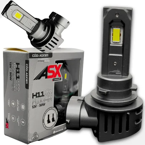Par De Lâmpada Led Plug-in Asx 7500lm 6000k Plug Original