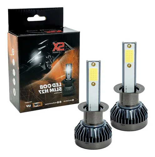 Lâmpada Super Led Cob Slim H4 6000k 12/24v 3500 lumens