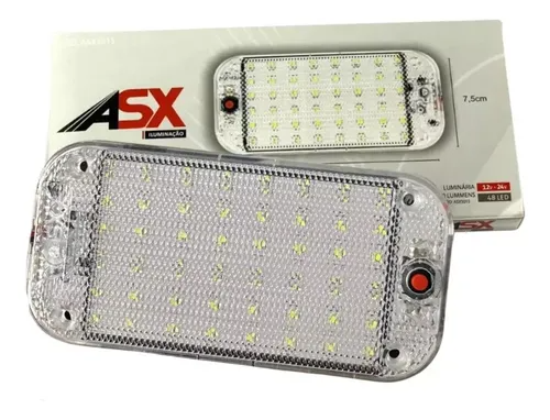 Luminaria Led Bi-volt 12v/24v 15cm - A Prova D'agua - Asx