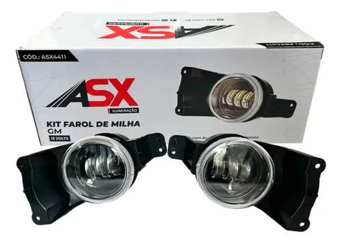 Kit Farol Auxiliar/milha Led Embutido Gm Chevrolet 40w 6000k