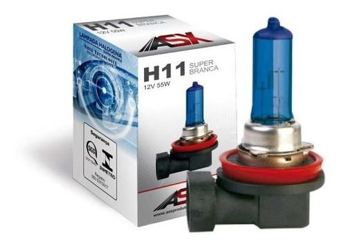 Lâmpadas Super Branca Asx  H11 4500k (par)