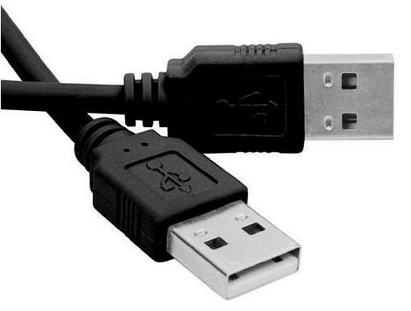 Cabo USB Macho x USB Macho 1,8 Metros