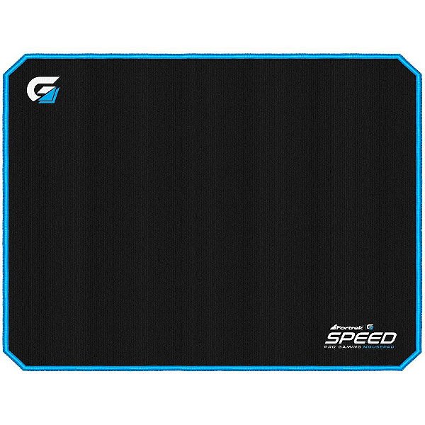 Mousepad Gamer Fortrek 44x35cm Speed Borda Costurada Azul - MPG102