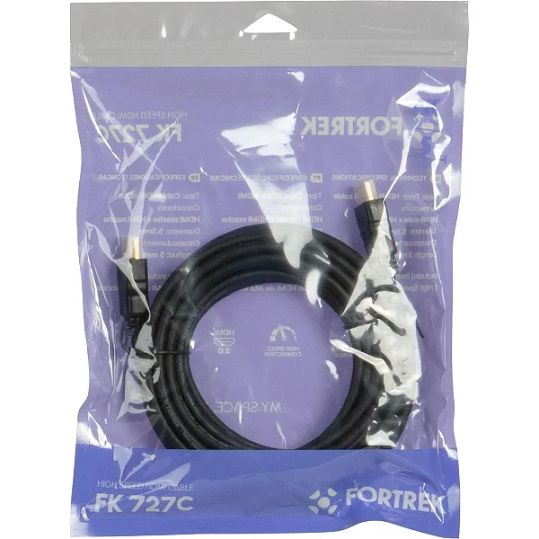 Cabo HDMI 2.0 Fortrek  FK727C 5 Metros - 70592