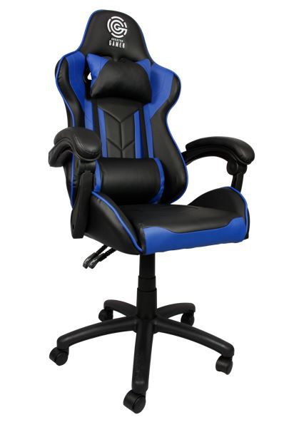 Cadeira Gamer Greatek Reclinável com Almofadas cor Preto e Azul - CDGM22GTK