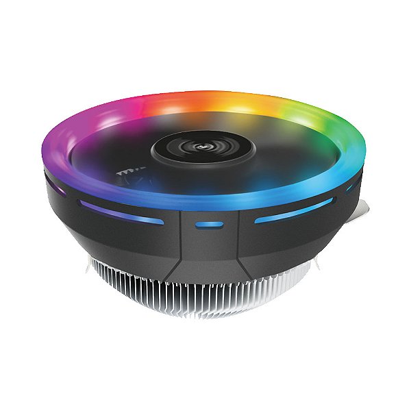 Cooler para Processador Mymax Polaris Intel e AMD RGB Rainbow Fan 120mm TDP 65W - MYC/POLARIS-RGB