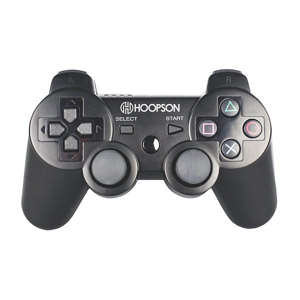 Controle Gamer Hoopson Sem Fio para PS3 DualShock - VG-030