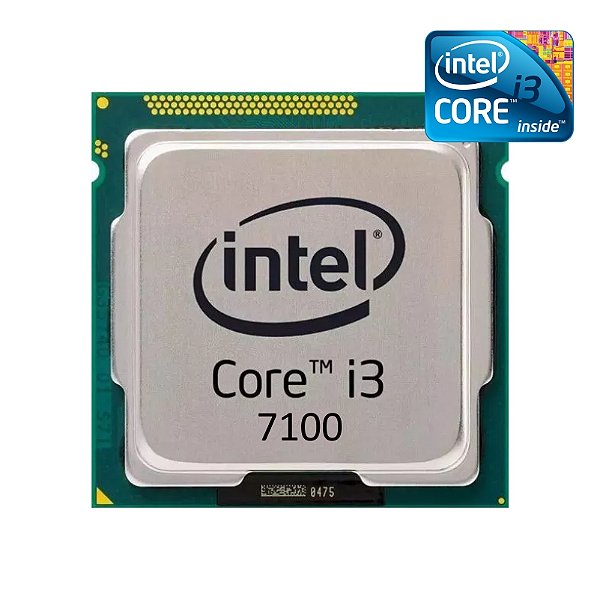 Processador Intel 7º Geração Core i3-7100 3.9GHz (HD 630) LGA 1151 2-Cores 4-Threads - OEM