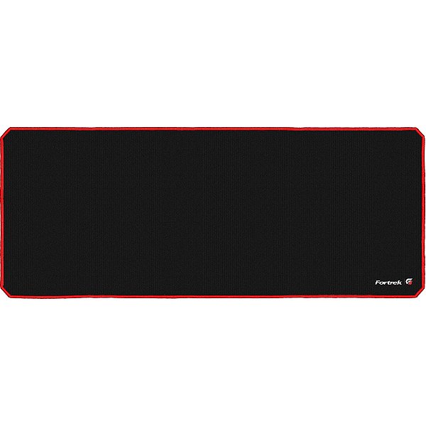 Mousepad Gamer Fortrek 80 x 30cm Speed Borda Costurada Vermelha - MPG103