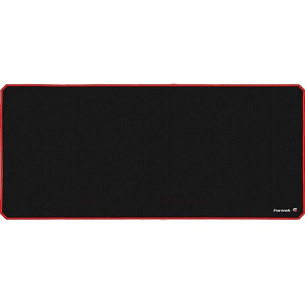 Mousepad Gamer Fortrek 90 x 40cm Speed Borda Costurada Vermelha - MPG104