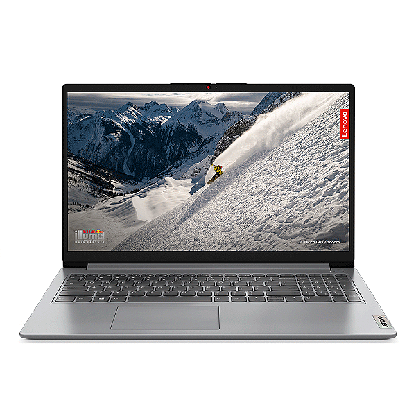 Notebook Lenovo Ultrafino Ideapad 1 Ryzen 5-7520U (Radeon 610M), 8GB DDR5, NVMe 256GB, 15,6", Windows 11 - 82X5S00100