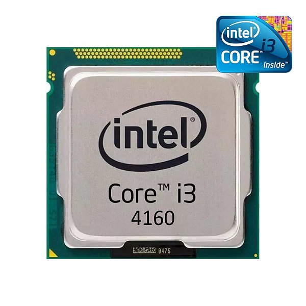 Processador Intel 4º Geração Core i3-4160 3.6GHz (HD 4400) LGA 1150 2-Cores 4-Threads - OEM