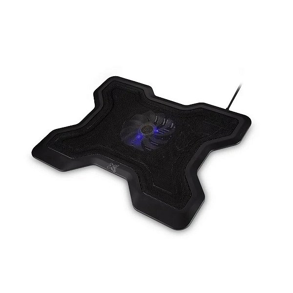 Base para Notebook 1 Cooler LED Azul Porta USB Maxprint - 6012326