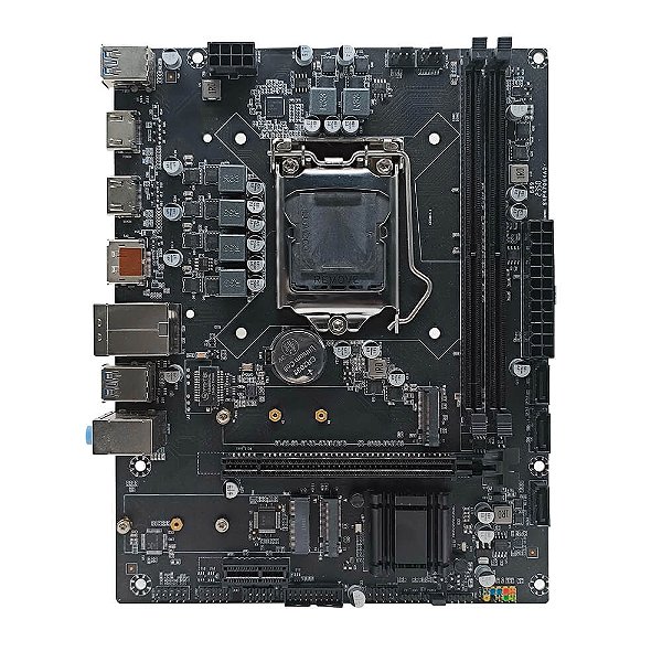 Placa Mãe Intel 10º e 11º Geração Bluecase H470 M.2 NVMe LGA 1200 DDR4 Micro ATX USB 3.0 Lan Giga - BMBH470-G3DGU-M2