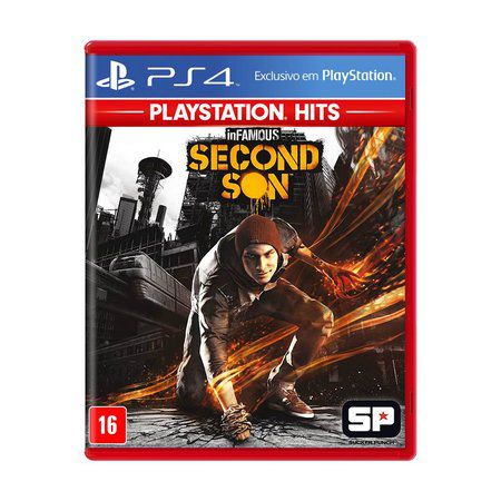 Jogo inFAMOUS: Second Son Playstation Hits PS4 Mídia Física - Saqueti