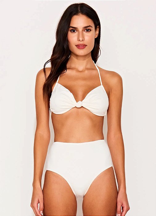 Biquíni Hot Pants Jade Off White