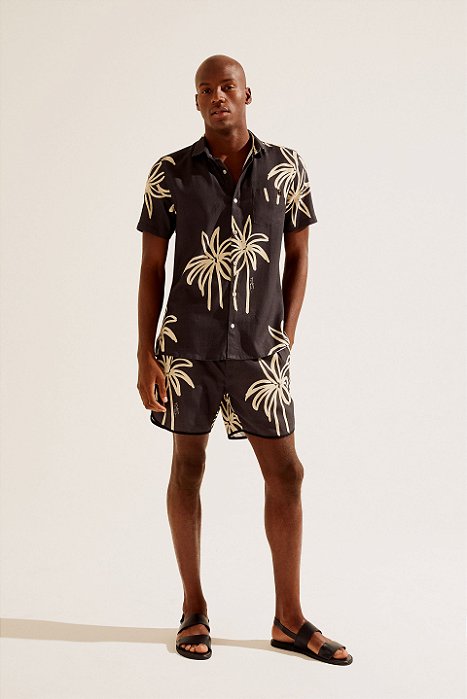 Camisa Manga Curta Traçado