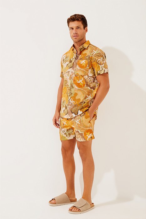 Camisa Manga Curta Caju