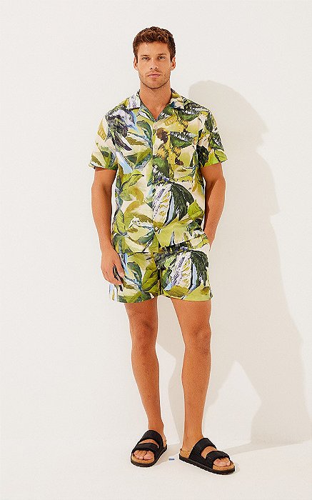 Camisa Manga Curta Coqueiro