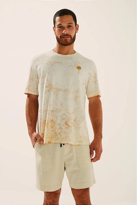Camiseta Tie Dye Areia
