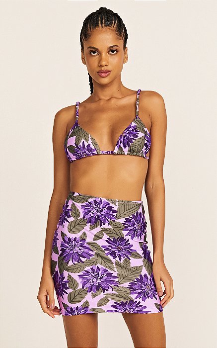 Saia Aline Floral Purple