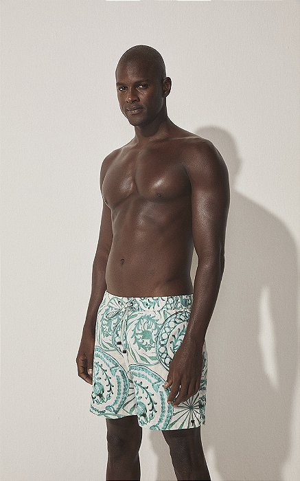 Short Casual Pratos Ornamentais