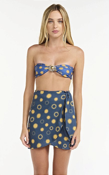 Mini Saia Pareo Sun Navy