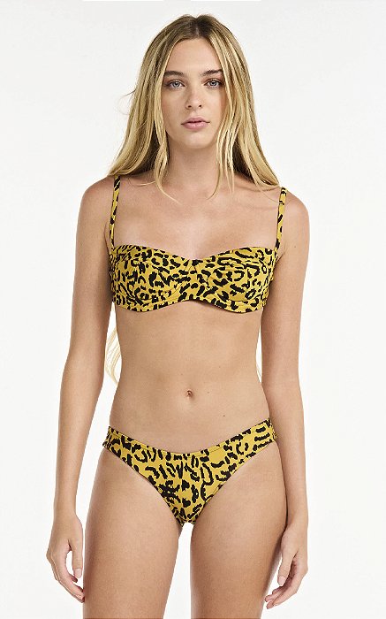 Biquíni Meia Taça Joy Yellow Wild
