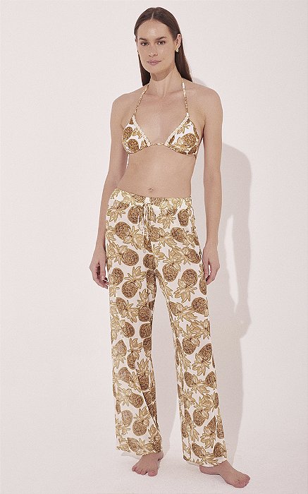 Calça Pantalona Abacaxi