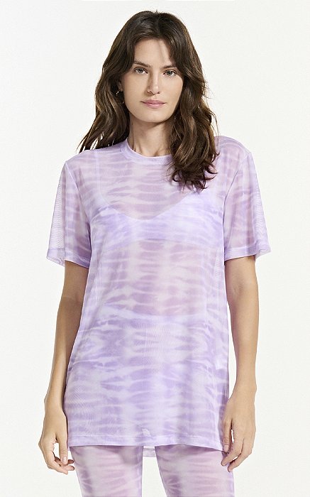 Camiseta Alicia Tie Dye Lilas
