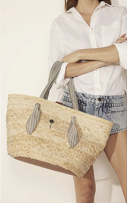 Bolsa Tote Ilhas Cinza