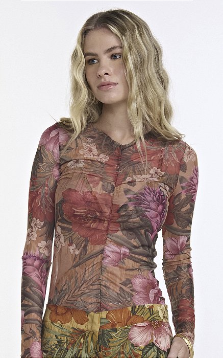 Blusa West Tropical Vintage