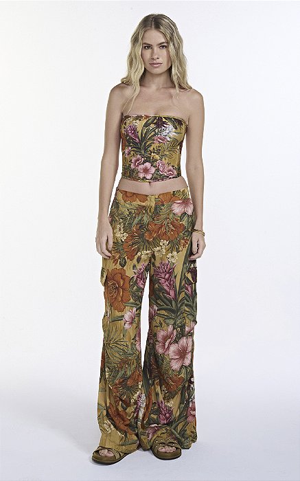 Calça Safari Tropical Vintage
