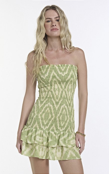Vestido Celina Tie Dye Verde