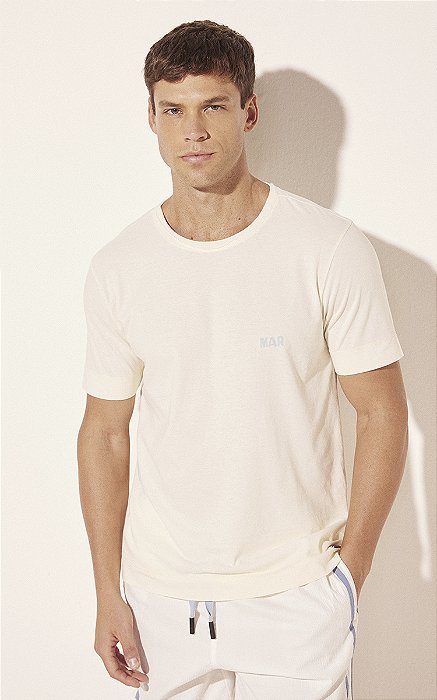 Camiseta Manga Curta Silcada Marítimo Azul