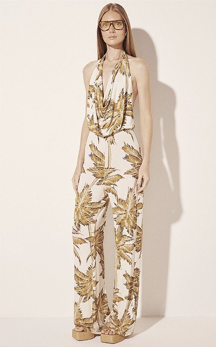 Macacão Longo Palmeiras Douradas