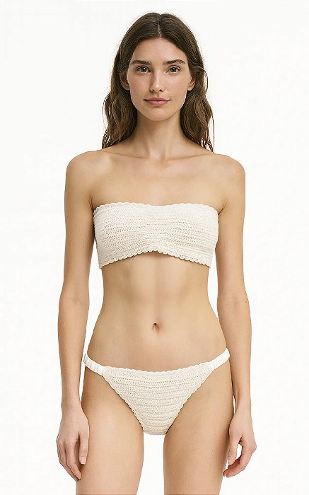 Biquíni Ale Crochê Off White
