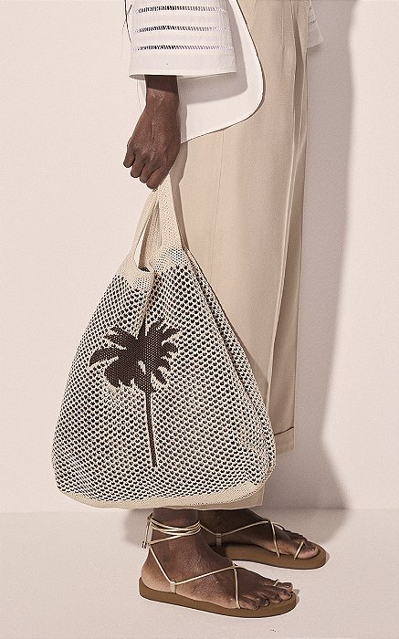 Bolsa Tote Flora Off White